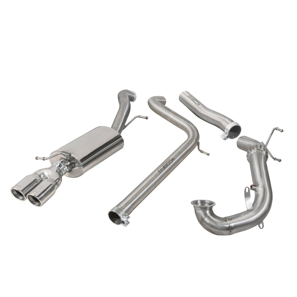 Linea di Scarico Completa "Turboback" Cobra per VW Polo 6C GTI 1.8L TSI (15-17)