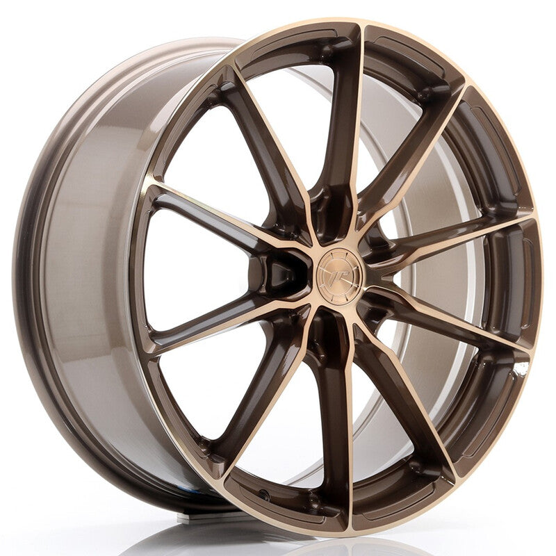 Carica immagine in Galleria Viewer, Cerchio Japan Racing JR-37 8,5x20 foratura su misura 5 fori ET20-45 - Bronzo
