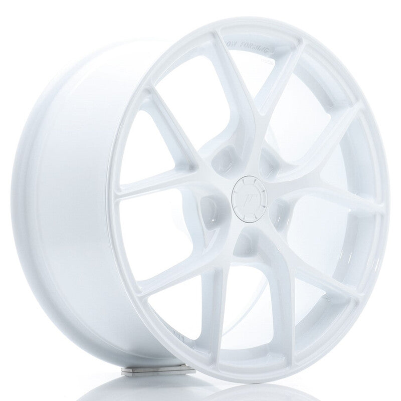 Carica immagine in Galleria Viewer, Cerchio Japan Racing SL-01 Super Light 8x17 foratura su misura 5 fori ET20-45 - Bianco
