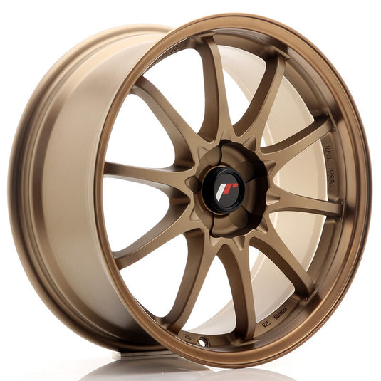 Cerchio Japan Racing JR-5 8x18 foratura su misura 5 fori ET35 - Bronzo anodizzato