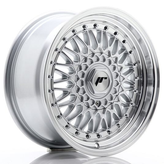 Cerchio Japan Racing JR-9 7,5x16 4x100/4x108 ET25 - Argento lucidato