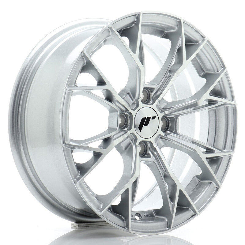Carica immagine in Galleria Viewer, Cerchio Japan Racing JR-49 6,5x15 4x100 ET35 - Argento lucidato
