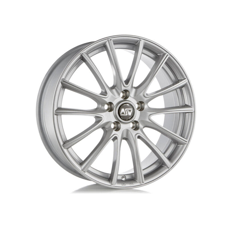 Cerchio MSW 86 6,5x16 4x108 ET18 - Argento lucidato