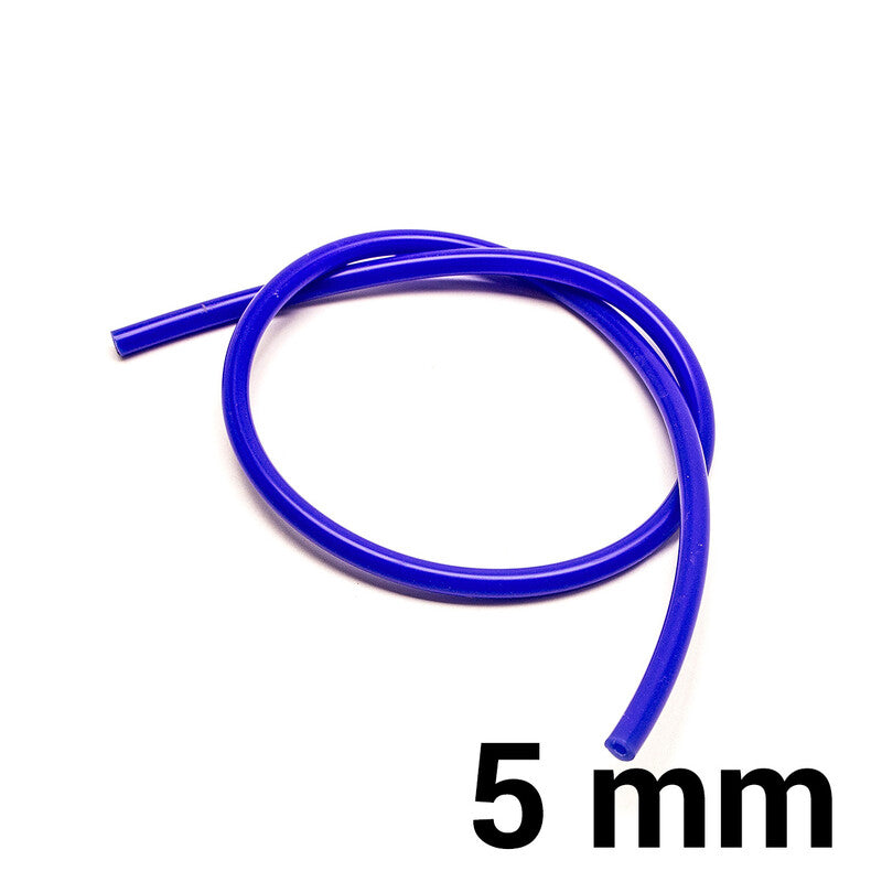 Tubo Depressione Silicone 5 mm - Blu