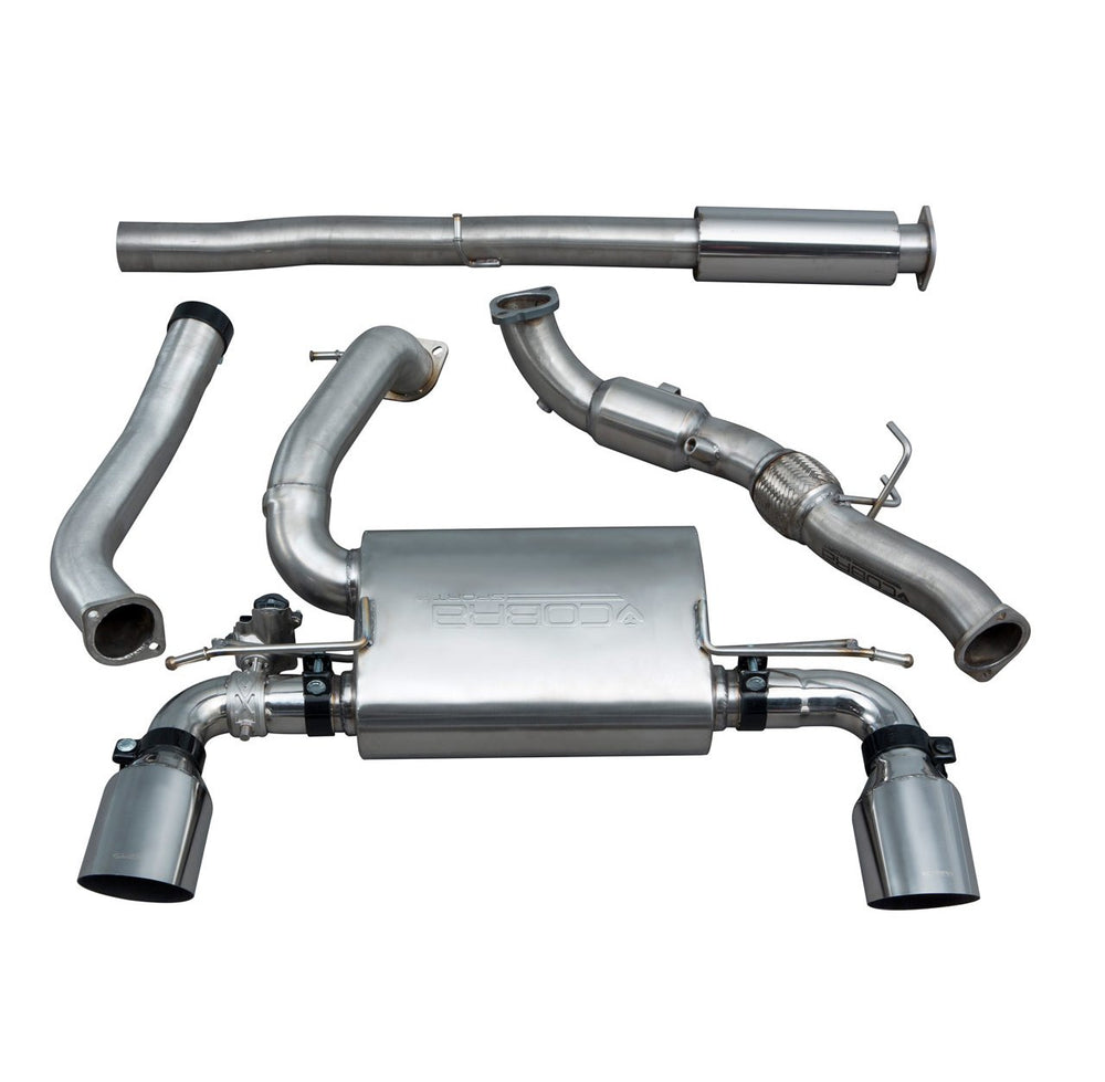Linea di Scarico Completa "Turboback" Cobra per Ford Focus RS MK3