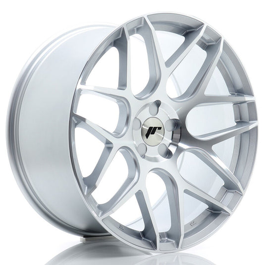 Cerchio Japan Racing JR-18 Extreme Concave 10x20 foratura su misura 5 fori ET20-40 - Argento lucidato