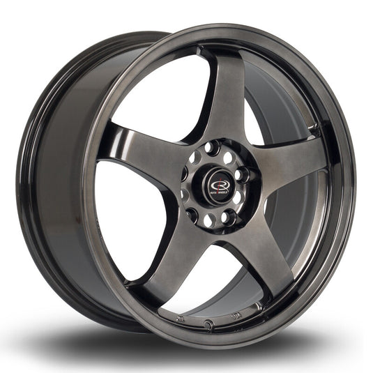 Cerchio Rota GTR 7,5x17 5x114.3 ET45 - Hyper Black