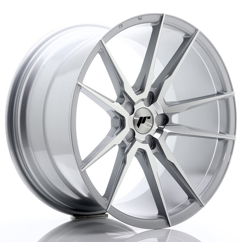 Cerchio Japan Racing JR-21 Extreme Concave 11x20 foratura su misura 5 fori ET30-50 - Argento lucidato