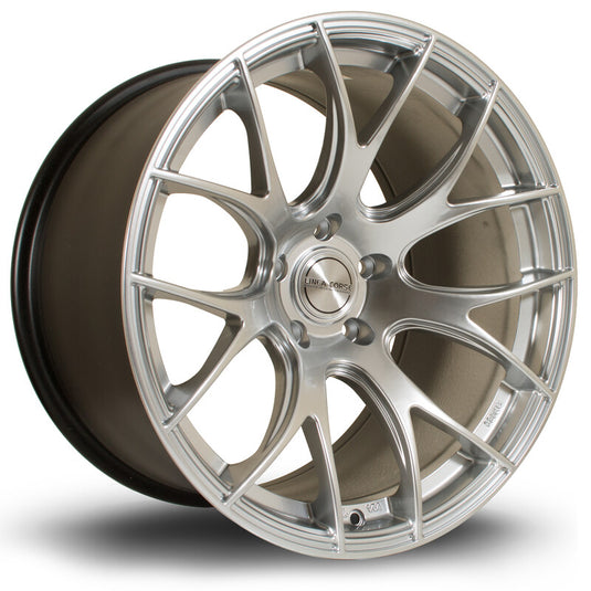 Cerchio Rota LC818 11x19 5x120 ET25 - Argento lucidato