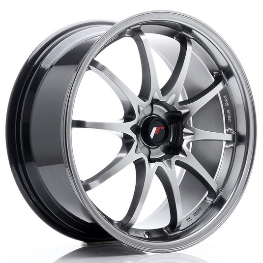 Cerchio Japan Racing JR-5 8,5x19 foratura su misura 5 fori ET43 - Hyper Black