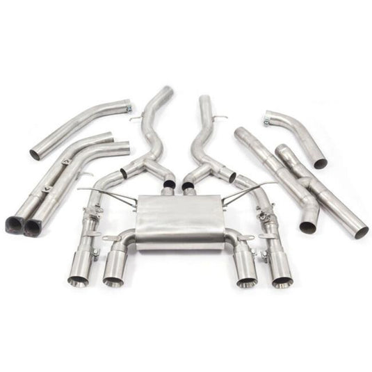 Linea di Scarico Completa "Turboback" Cobra per BMW M3 F80 - con Valvola (Ø3")