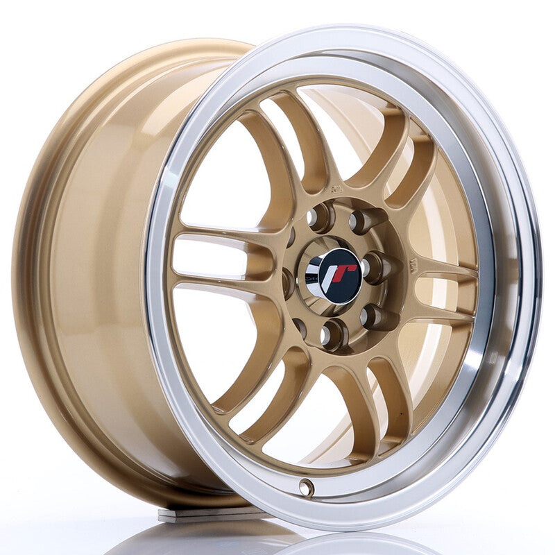 Carica immagine in Galleria Viewer, Cerchio Japan Racing JR-7 7x15 4x100/4x114.3 ET38 - Oro
