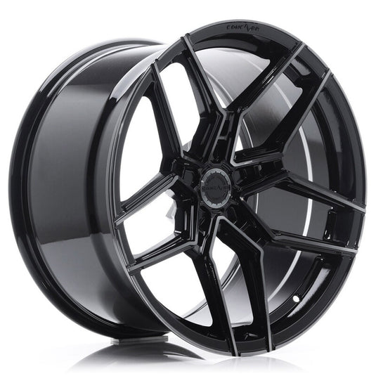 Cerchio Concaver CVR5 9x20 foratura su misura 5 fori ET20-35 - Doppio nero lucido