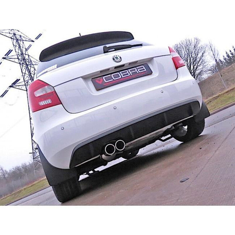 Linea di Scarico "Catback" Cobra per Skoda Fabia RS 1.4L TSI (10-14)