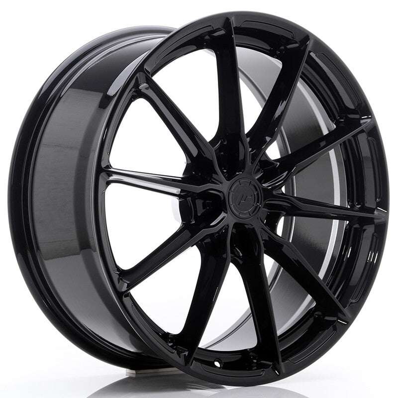 Cerchio Japan Racing JR-37 8,5x20 foratura su misura 5 fori ET20-45 - Nero lucido