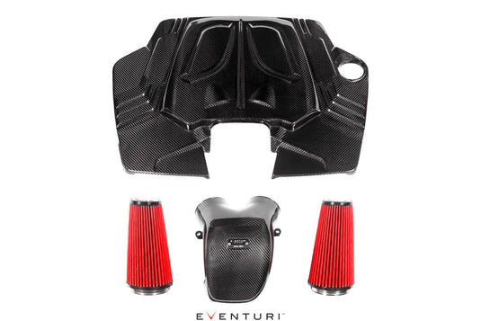Kit di Aspirazione Carbonio Eventuri per Porsche Cayenne 3.0L V6 Turbo (2018+)