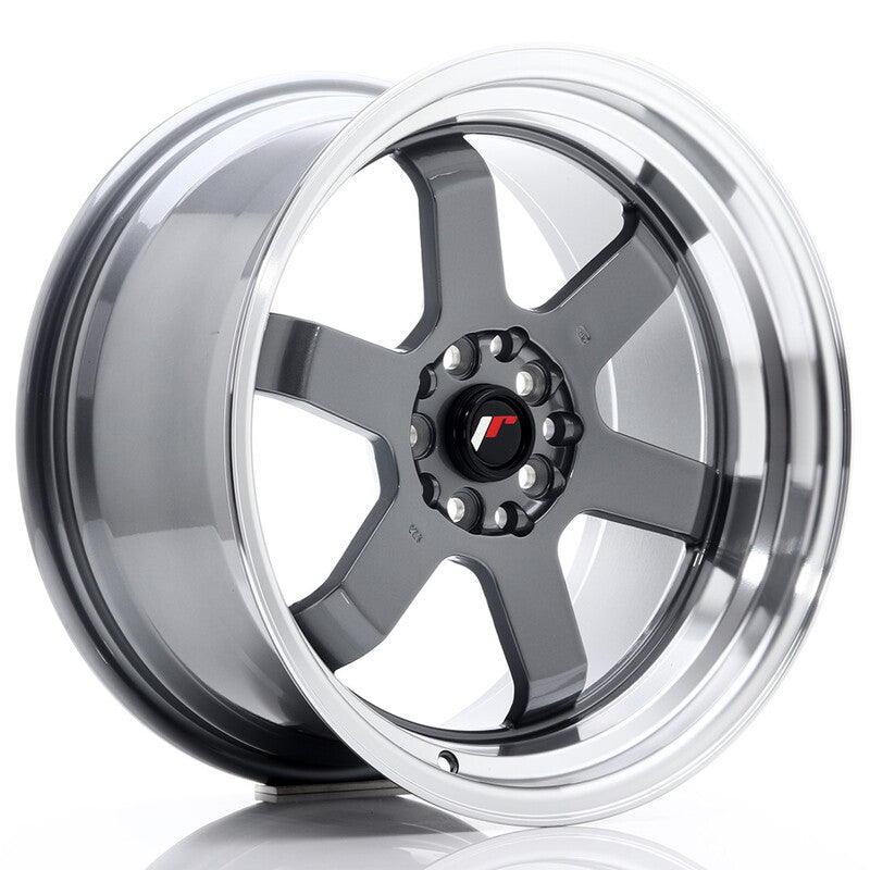 Carica immagine in Galleria Viewer, Cerchio Japan Racing JR-12 9x17 5x100/5x114.3 ET25 - Gunmetal
