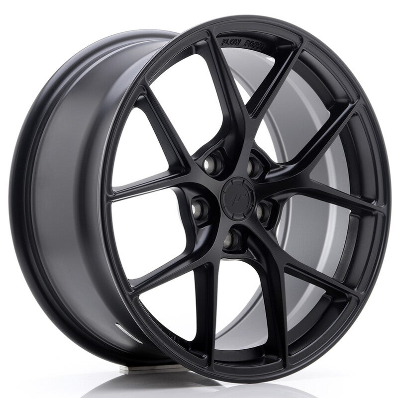 Carica immagine in Galleria Viewer, Cerchio Japan Racing SL-01 Super Light 8,5x18 5x112 ET42 - Nero opaco

