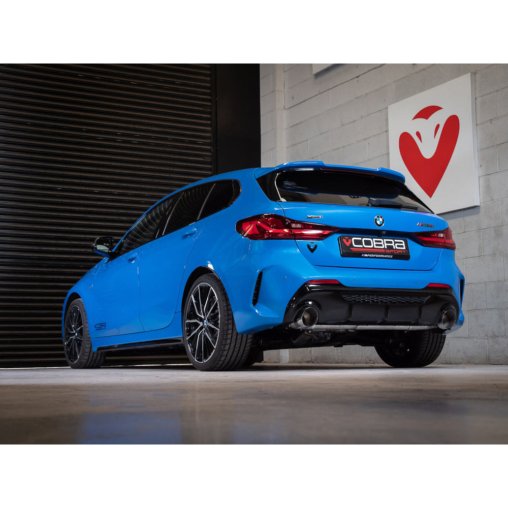 Linea di Scarico Completa Turboback "Venom Box Delete" Cobra per BMW M135i F40 (2019+) - con Valvola