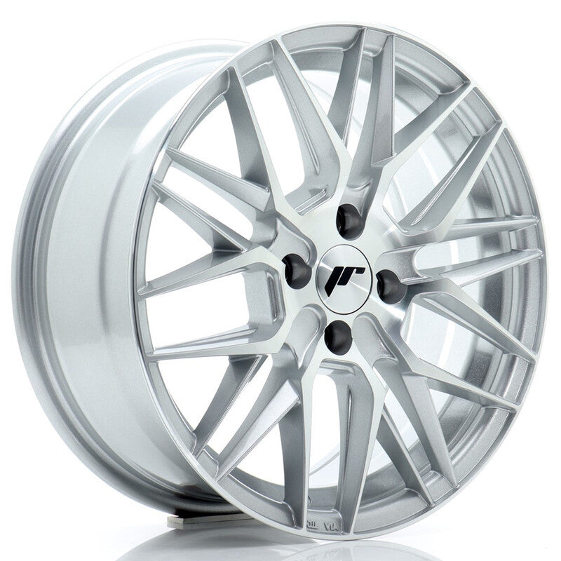 Carica immagine in Galleria Viewer, Cerchio Japan Racing JR-28 7x16 4x100 ET40 - Argento
