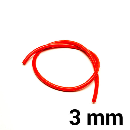 Tubo Depressione Silicone 3 mm - Rosso