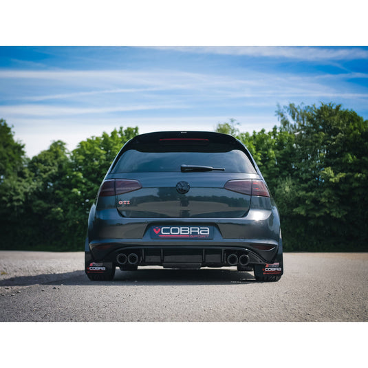 Linea di Scarico "Catback" Cobra a Quattro Uscite per VW Golf 7 GTI 2.0L TSI (12-17)