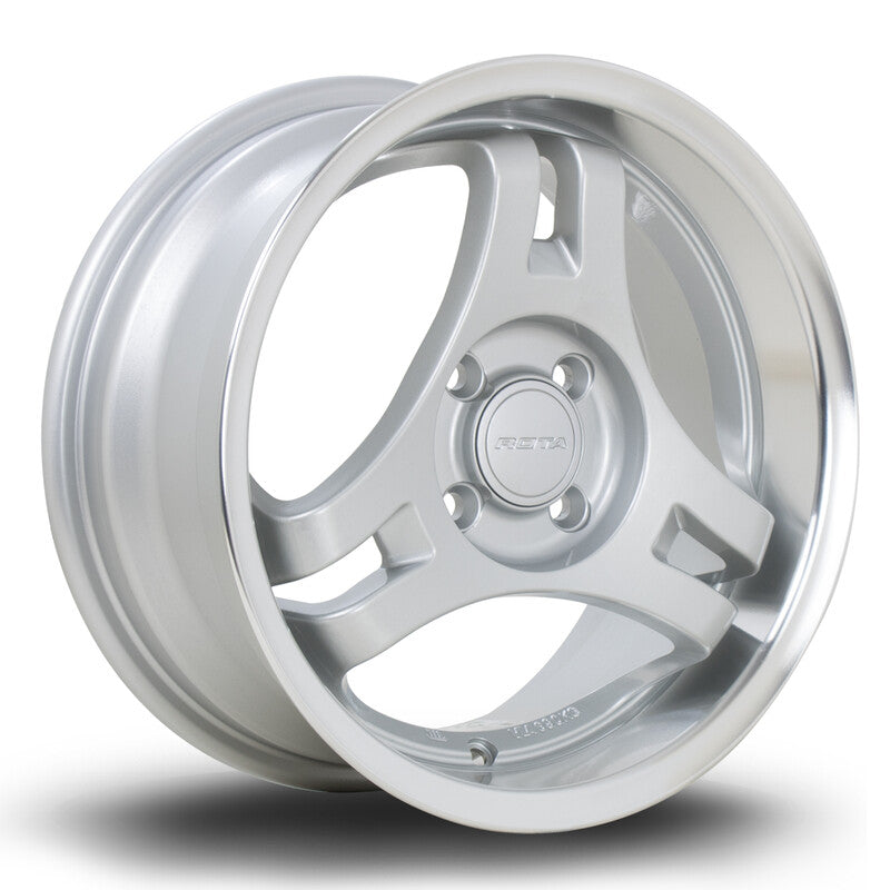 Carica immagine in Galleria Viewer, Cerchio Rota HM3 7x15 4x100 ET40 - Argento lucidato

