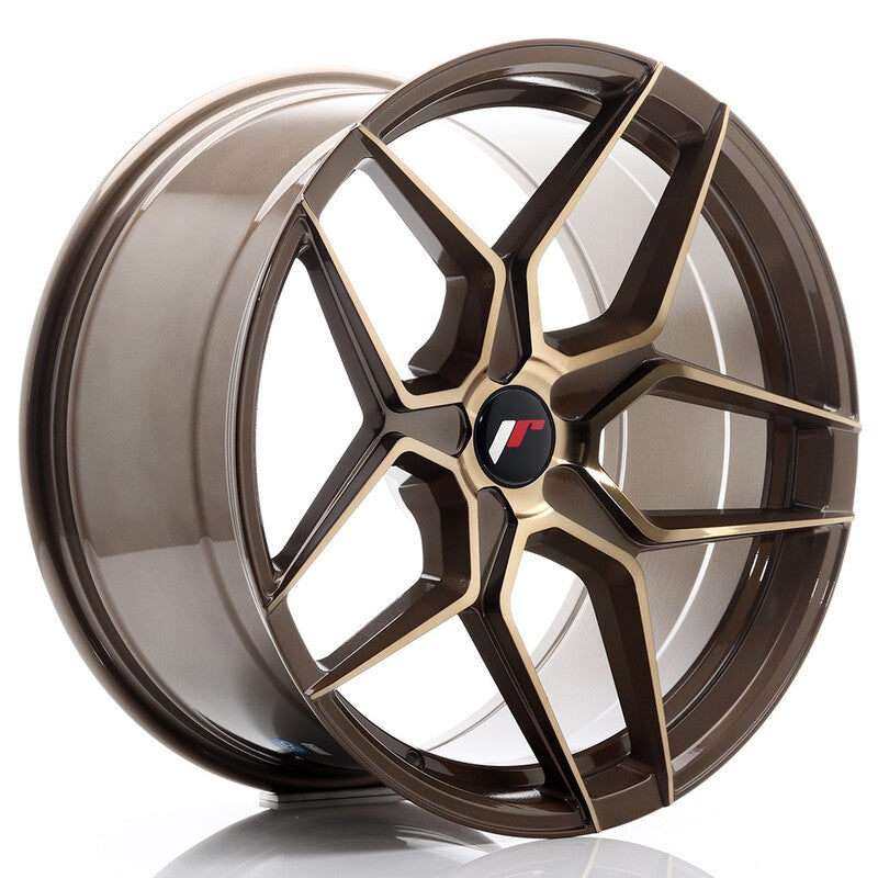 Cerchio Japan Racing JR-34 Extreme Concave 9,5x19 foratura su misura 5 fori ET20-40 - Bronzo