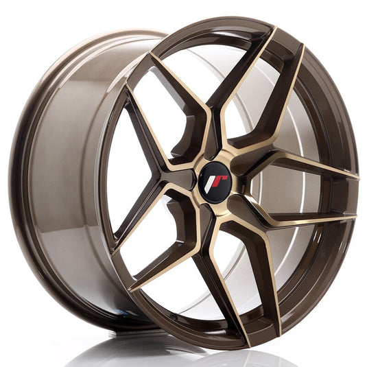 Cerchio Japan Racing JR-34 Extreme Concave 9,5x19 foratura su misura 5 fori ET20-40 - Bronzo