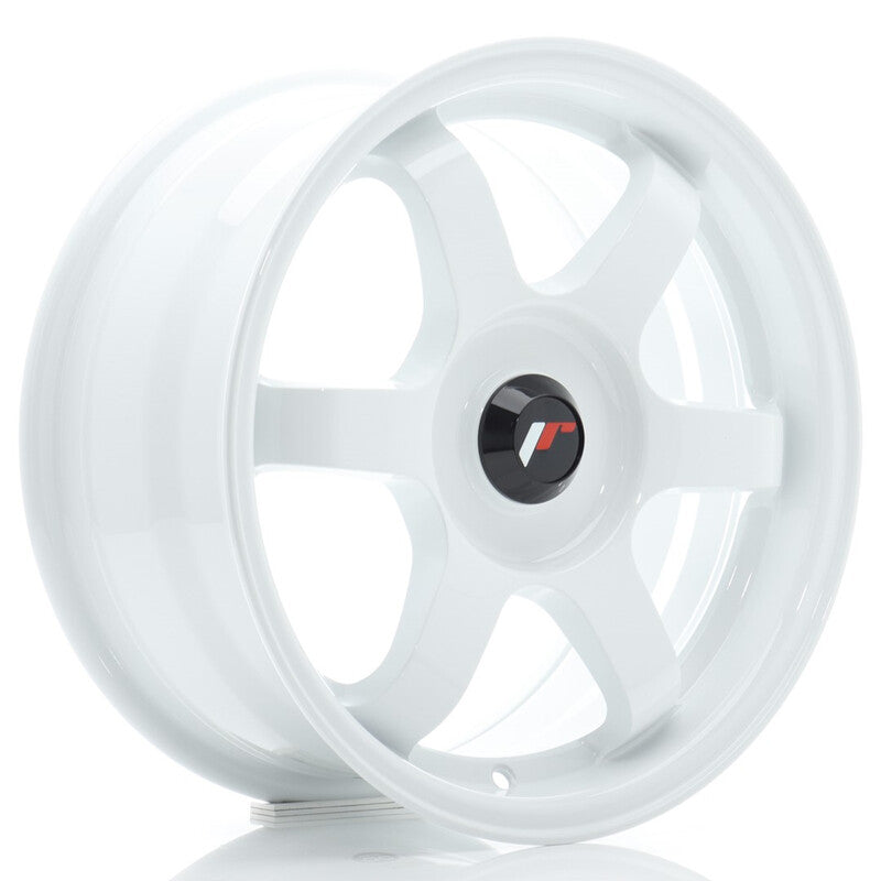 Cerchio Japan Racing JR-3 7x15 foratura su misura 4/5 fori ET25-42 - Bianco