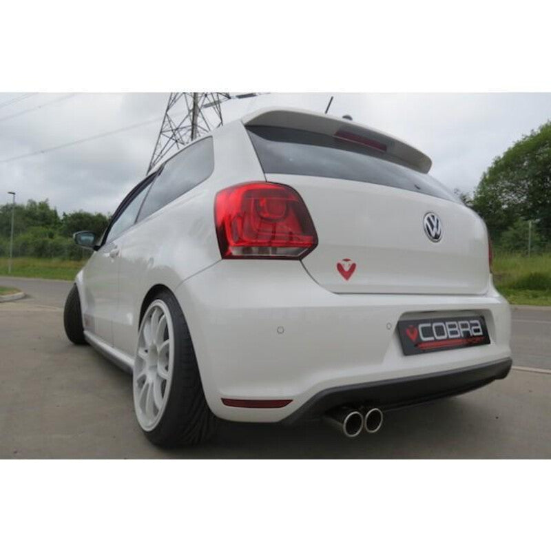 Linea di Scarico "Catback" Cobra per VW Polo 6R GTI 1.4L TSI (10-14)