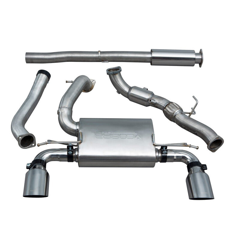 Linea di Scarico Completa "Turboback" Cobra per Ford Focus RS MK3