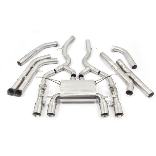 Linea di Scarico Completa "Turboback" Cobra per BMW M4 F82 - con Valvola (Ø3")