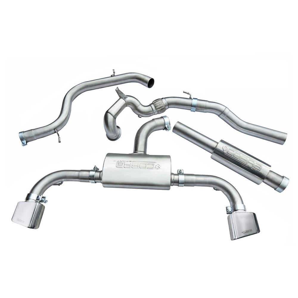 Linea di Scarico Completa "Turboback" Cobra per Seat Leon Cupra 5F 280-300 CV, senza FAP (14-18)