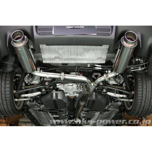 Linea di Scarico HKS "Silent Hi-Power" per Mitsubishi Lancer Evo X