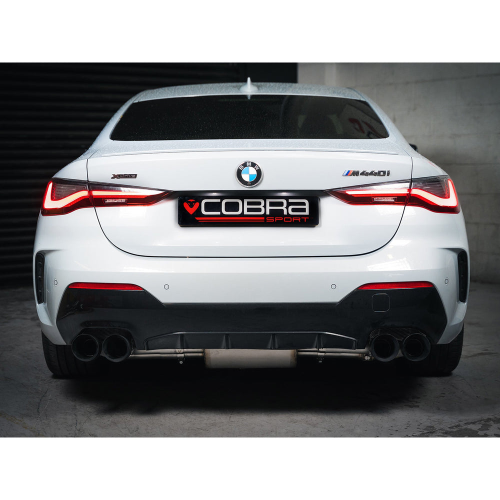 Linea di Scarico Completa Cobra per BMW M440i G22/G23 (2022+) - con Valvola, a Quattro Uscite