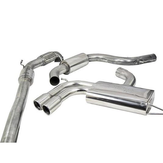 Linea di Scarico Completa "Turboback" Cobra per Seat Leon Cupra 1P 2.0L TFSI (06-12)