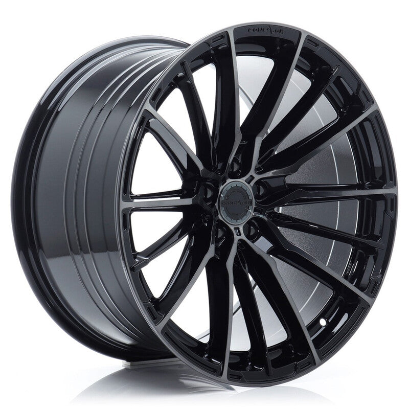 Cerchio Concaver CVR7 9x21 foratura su misura 5 fori ET10-52 - Doppio nero lucido
