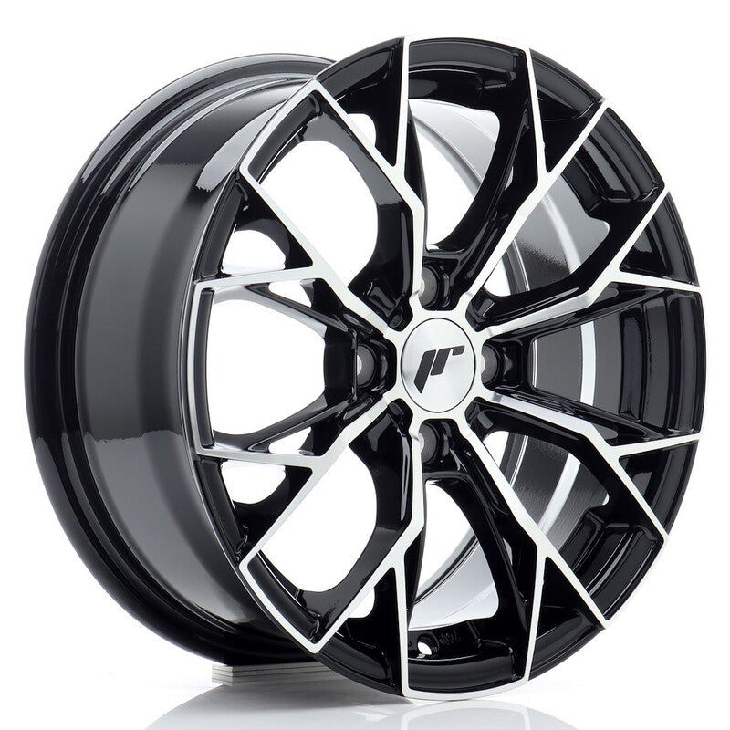 Cerchio Japan Racing JR-49 6,5x15 4x100 ET35 - Nero lucidato