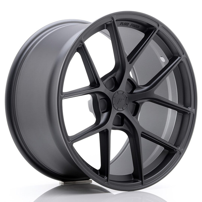 Carica immagine in Galleria Viewer, Cerchio Japan Racing SL-01 Super Light 10x19 foratura su misura 5 fori ET20-40 - Gunmetal
