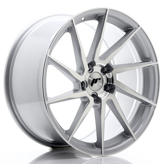 Cerchio Japan Racing JR-36 Extreme Concave 9,5x19 5x120 ET35 - Argento lucidato