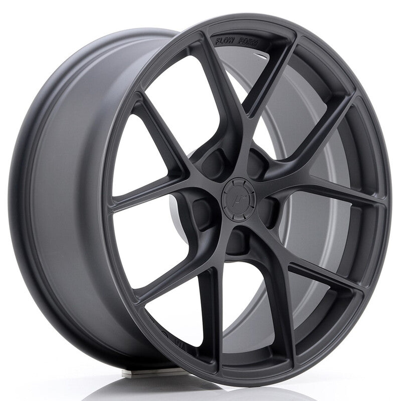 Carica immagine in Galleria Viewer, Cerchio Japan Racing SL-01 Super Light 8x18 foratura su misura 5 fori ET20-40 - Gunmetal
