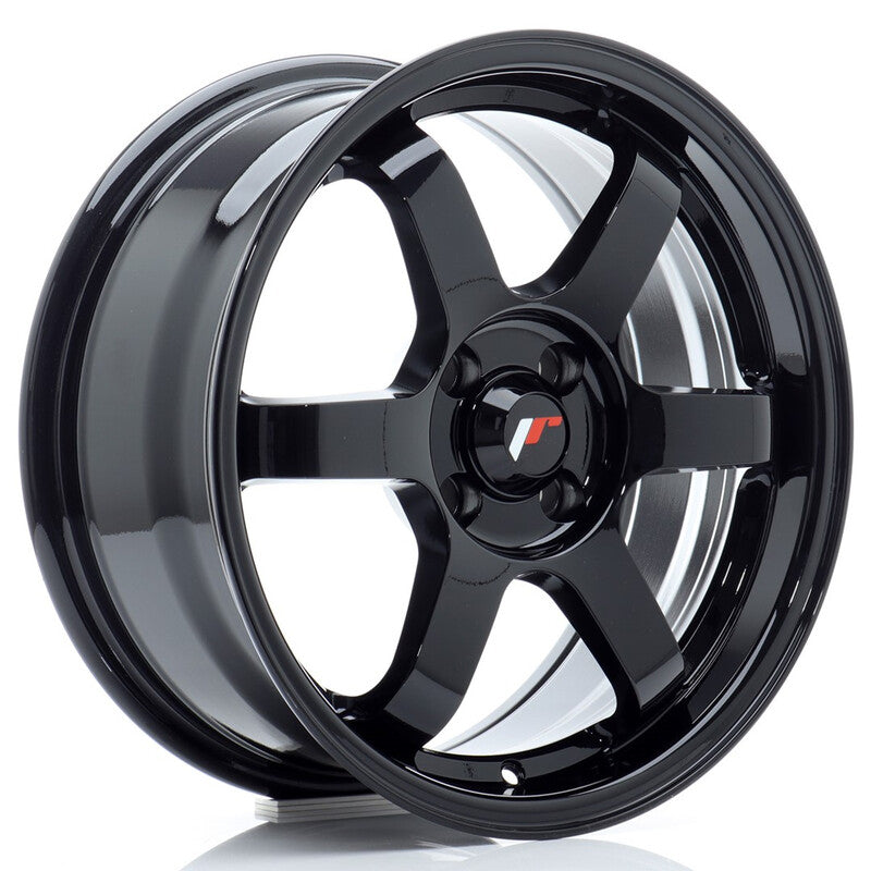 Cerchio Japan Racing JR-3 7x16 4x100 ET40 - Nero lucido