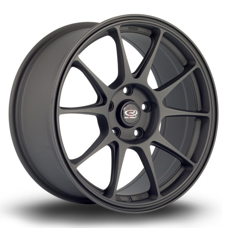 Cerchio Rota Titan 8x17 5x114.3 ET42 - Nero satinato