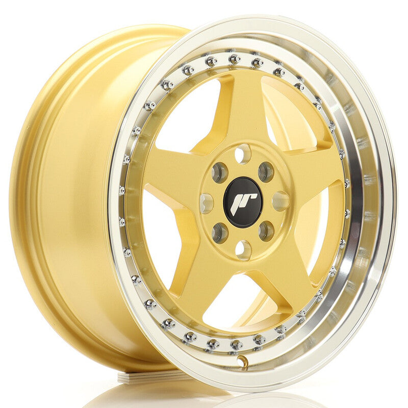 Carica immagine in Galleria Viewer, Cerchio Japan Racing JR-6 7x16 4x100 ET35 - Oro
