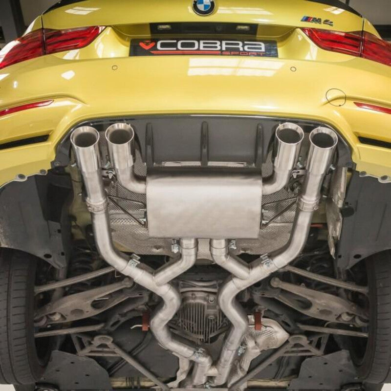 Linea di Scarico "Catback" Cobra per BMW M4 F82 - con Valvola (Ø3")