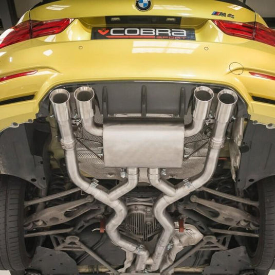 Linea di Scarico "Catback" Cobra per BMW M4 F82 - con Valvola (Ø3")