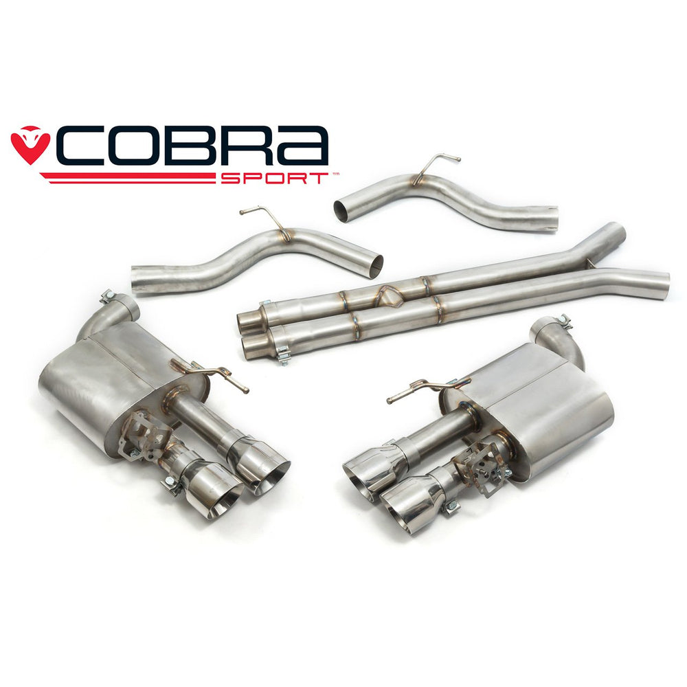 Linea di Scarico "Catback" Cobra per Ford Mustang - con Valvola (Ø3")