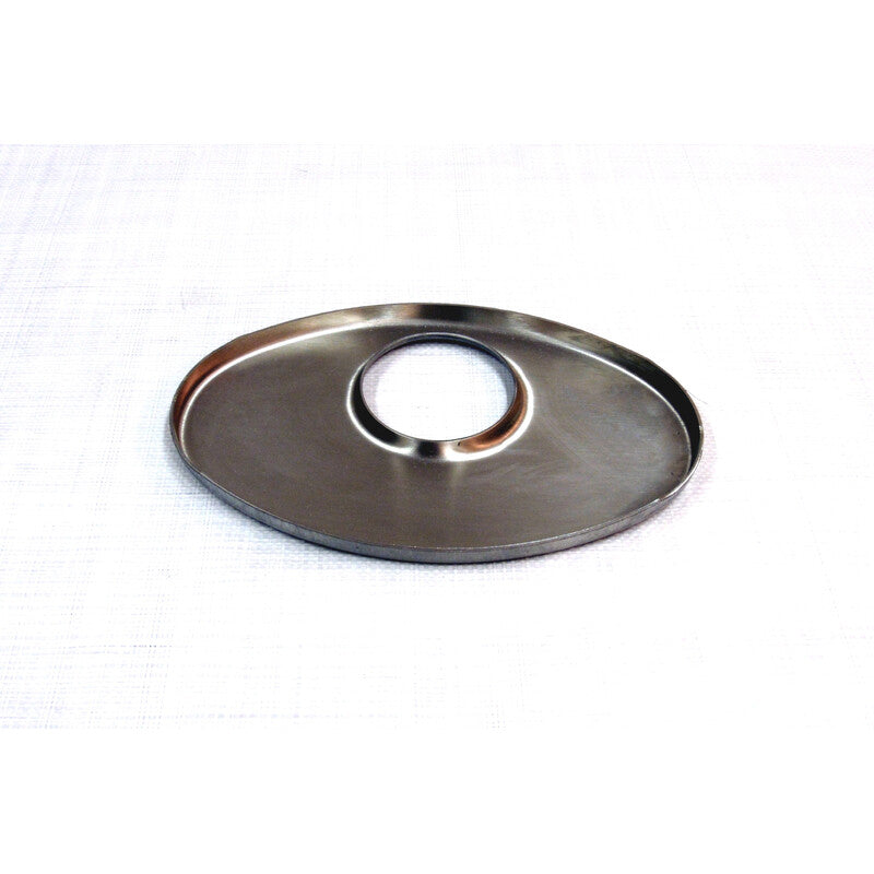 Piastre Ovali in Inox 170x240 mm - Foro Decentrato