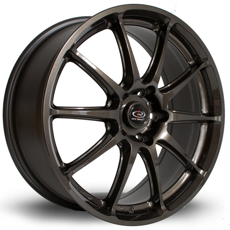 Cerchio Rota GRA 7,5x18 5x100 ET48 - Gunmetal